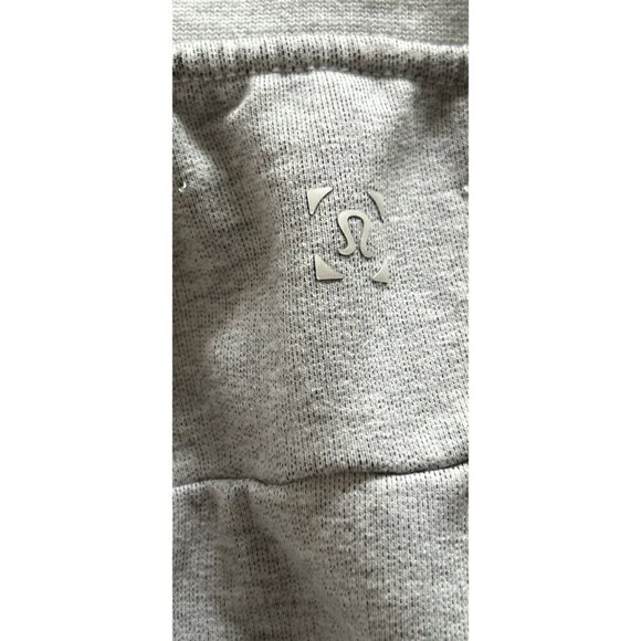 Lululemon Gray Jogger Sweatpants With Drawstring Waist & Back Zipper Pocket - Picture 9 of 9
